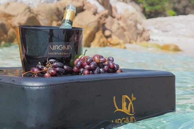 8-hour tour of the La Maddalena Archipelago Ponte VIP - Porto Rafael: A Calm Harbor View Over the National Park
