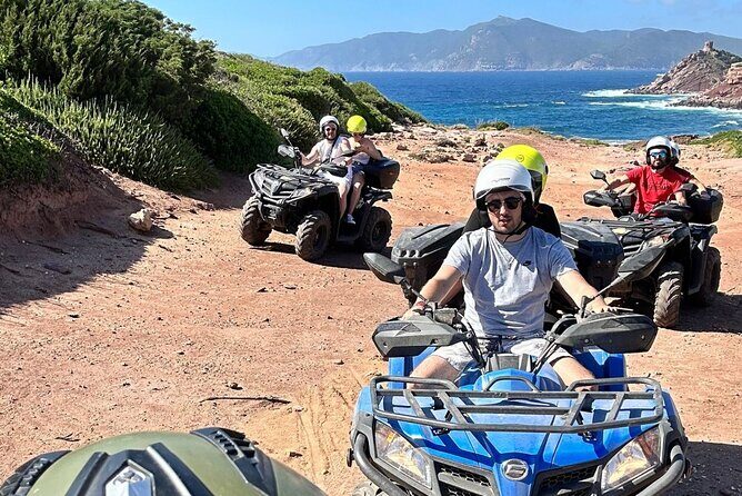 Alghero: 4-hour quad tour - Stop 1: Alghero route, Porto Ferro area, farm time, and Barazt Lake