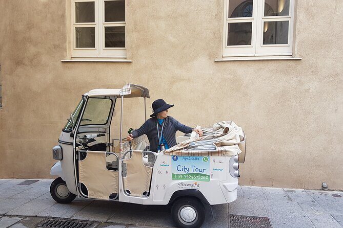 Apelisetta tuk tuk: 1 tour of Cagliari - Centro Storico: four historic districts, calm pacing, good photo moments