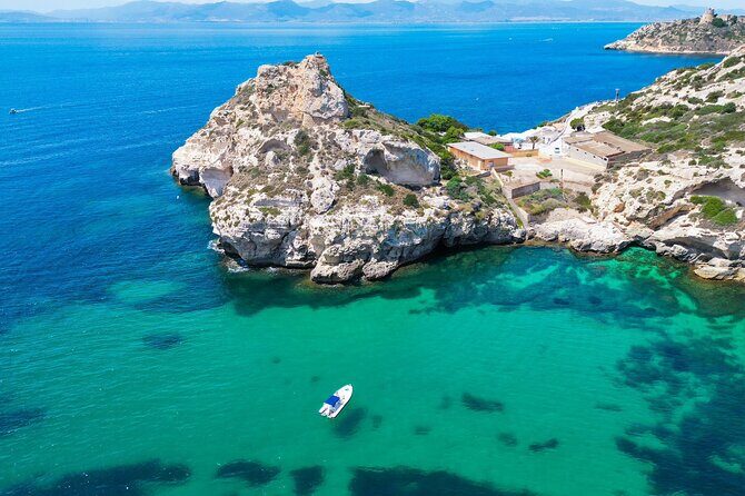 Boat tour the devil's saddle,snorkeling,prosecco and lots of sun - Cala Fighera: a closed bay with walls for photos and relaxation