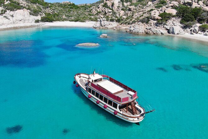 Boat Tour to Caprera and La Maddalena Archipelago - Stop 4: Beach of the Knight with crew-run inflatable transfers