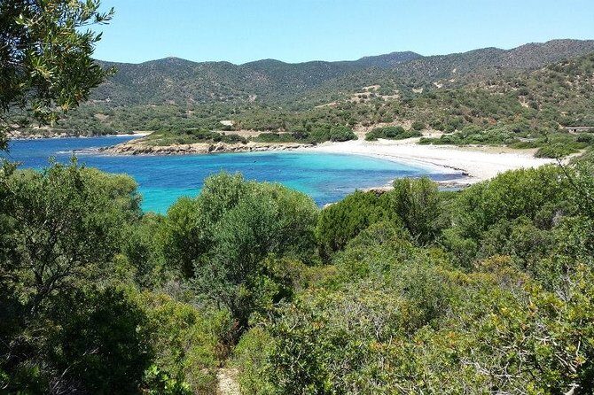 Cagliari: Quad Adventure Experience from Chia - Stop 1: Malfatano beach, coves and that southern promontory feeling