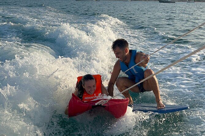 Cagliari: Wakeboard and watergames in the Gulf of Angels! - Water games included: the fun that keeps non-riders happy