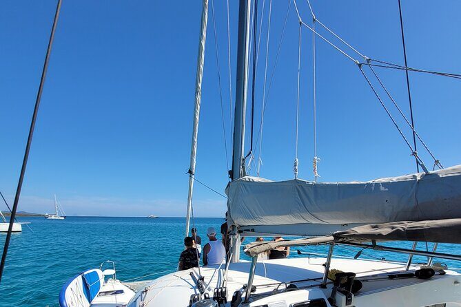 Catamaran Tour from La Caletta near Olbia – Experience Sardinia’s Coast - Stop 2: Capo Comino’s dunes and crystal-clear water