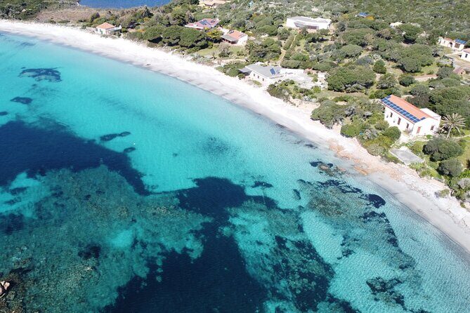 Daily 4 stop - boat excursion La Maddalena Archipelago - Santa Maria island: beach swimming plus the monastery ruins
