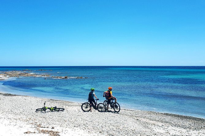 Easy ride to Biderosa, Berchida, & Capo Comino, with Electric Mountain Bikes - Setting Off From Sos Alinos at 9:00