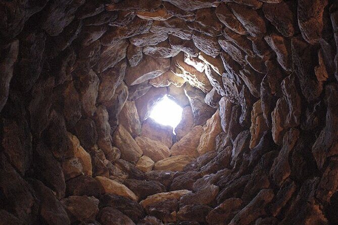 Excursion to the Nuraghe Su Nuraxi of Barumini from Cagliari - Villamar in Piazza del Arte: murals, a drink stop, and quick reset time