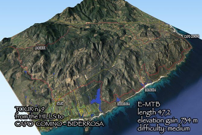 From the hills to Oasi Biderosa & Capo Comino with Electric Mountain Bikes - Electric mountain biking in Sardinia: why it works