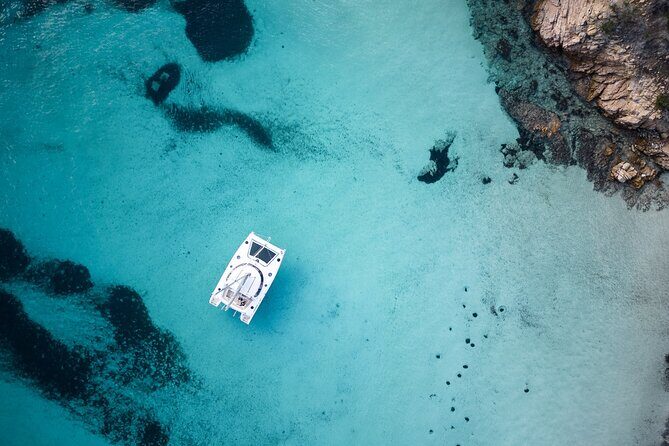 La Maddalena Archipelago Catamaran Day Tour - Stop 2: Porto della Madonna—why the water looks almost unreal