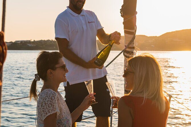 Private Asinara and La Pelosa Sunset Sailing Tour - The Asinara Stop: Natural Pools in the Gulf, in a Short Burst
