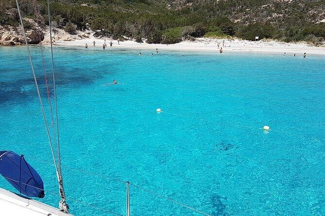 Private Catamaran Tour to the Maddalena Archipelago from Porto Rafael Palau - Stop 3: Cala Santa Maria and the coves overlooking the Pools area