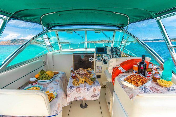 Private Motorboat Tour of the La Maddalena Archipelago - Stop 2: visiting the Maddalena Islands for beach time and snorkeling