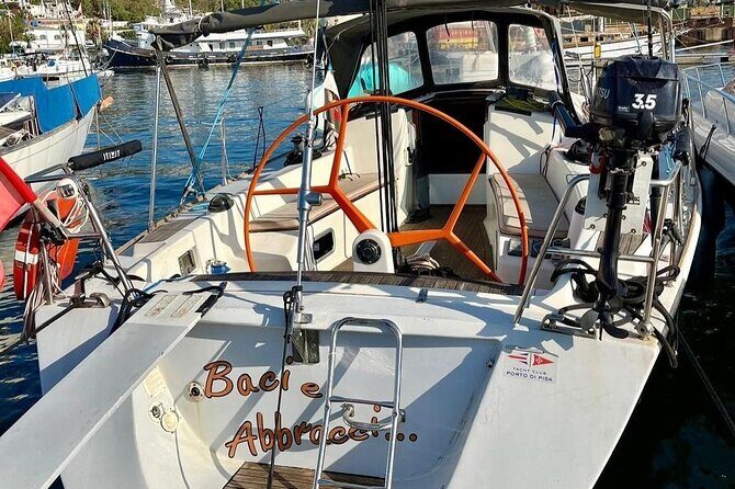 Sailing boat excursion in the Gulf of Orosei in Sardinia - Helping with maneuvers and steering: hands-on sailing without pressure
