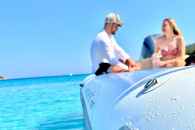 Teulada Tour in Maxi Dinghy with Aperitif in Cala Zafferano - The route: from Portu Tramatzu to the coves of Teulada