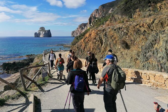 Trekking tour Nebida Masua and Porto Flavia - The swim breaks at five beaches: bring what you’ll need